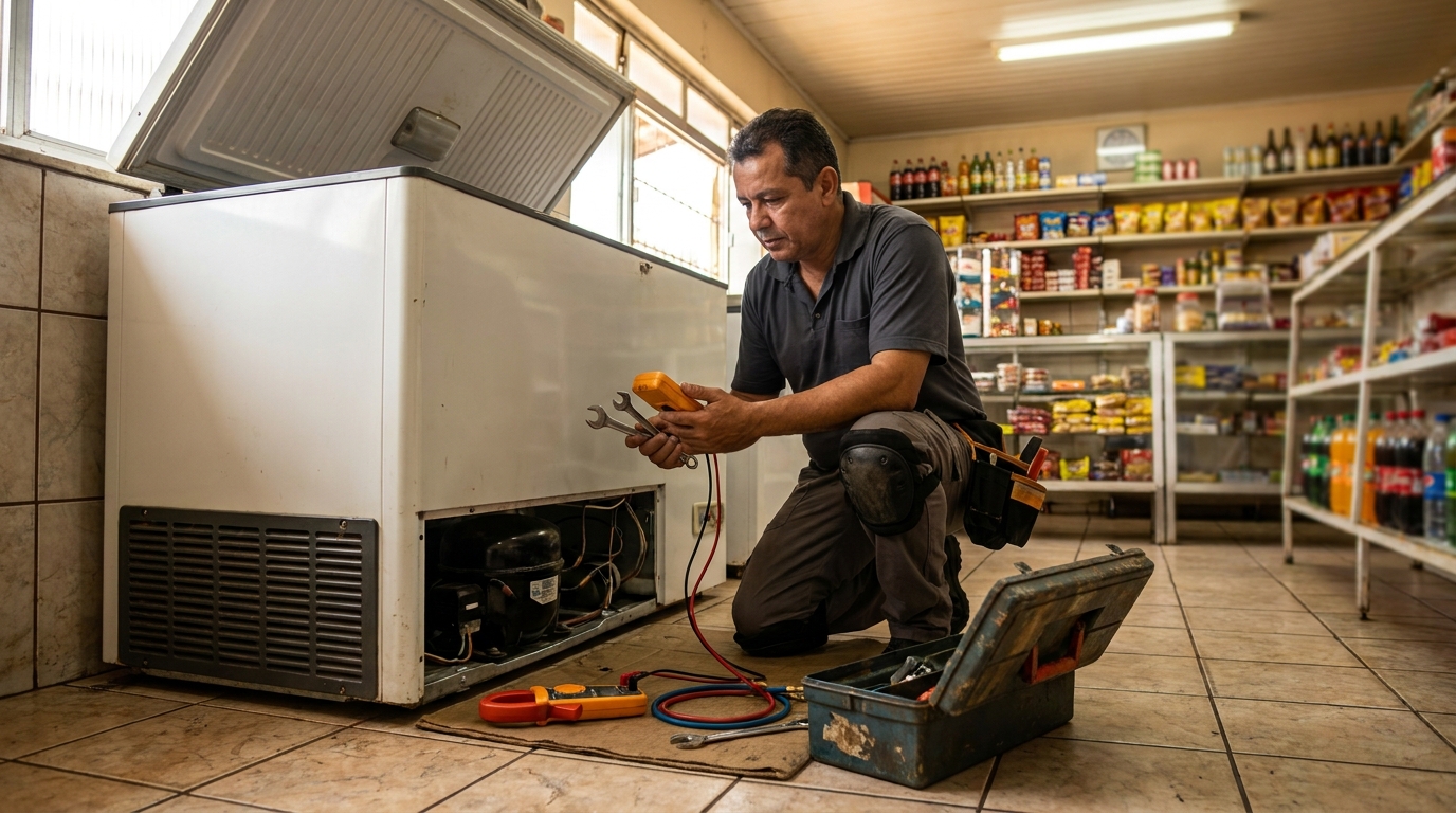 Manutenção de freezer em Macaé‑RJ