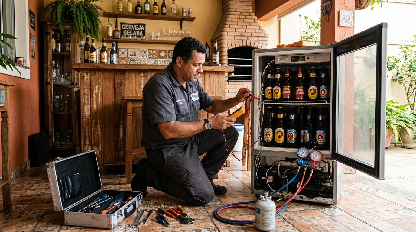 Recarga de gás em cervejeira em Macaé‑RJ